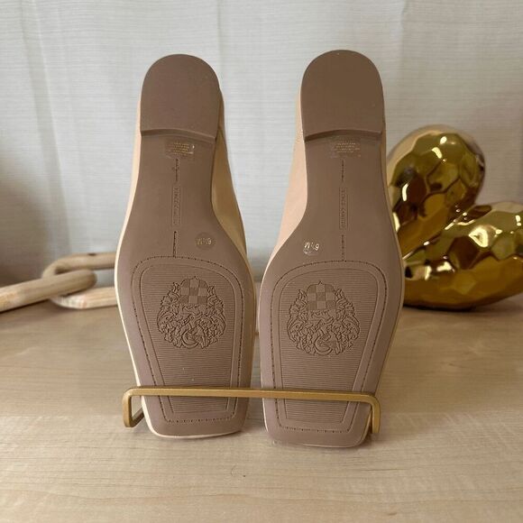 VINCE CAMUTO Nude Square Toe Ballet Flat - Picture 6 of 7
